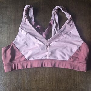 Women's Light Pink & Rose Sports Bra